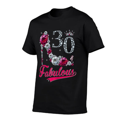 Womens Mom Womens Gifts 30 Years Old And Fabulous 30th Birthday  Slim-fit Cut T-Shirt