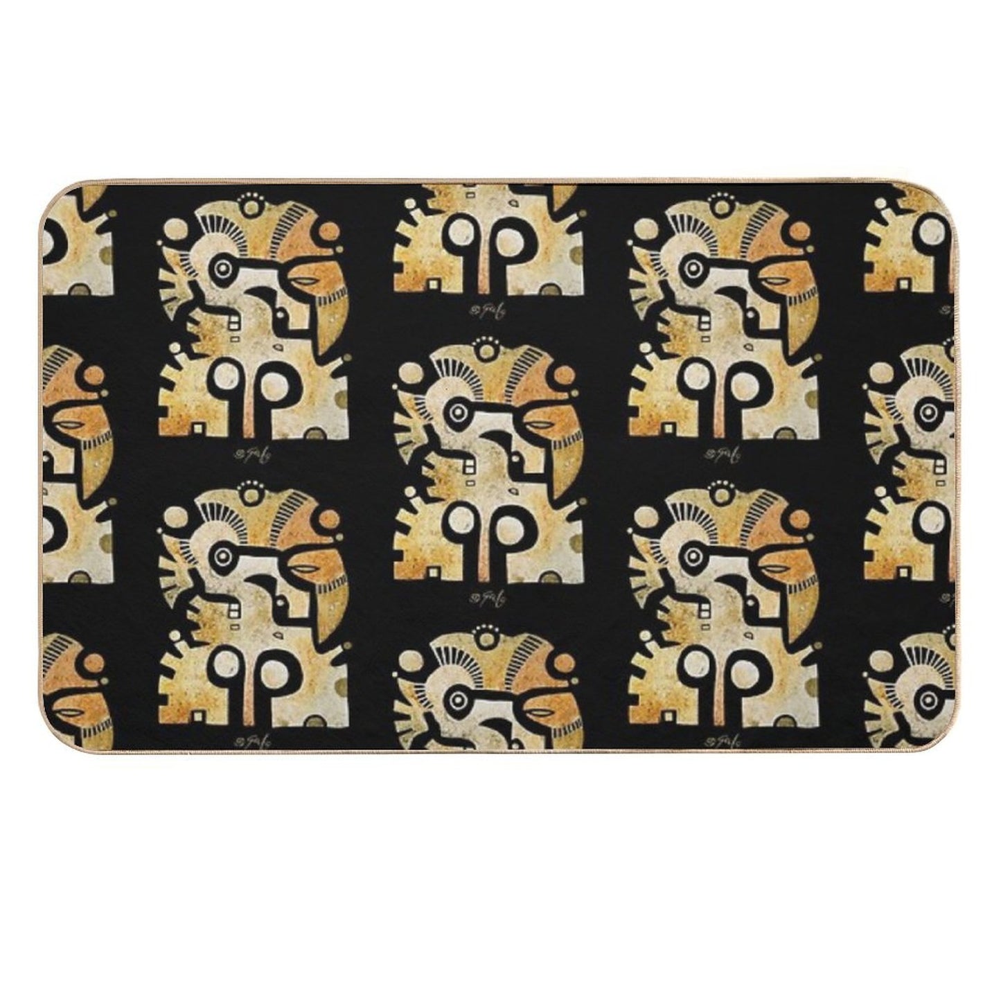 Aztek Adler Und Taube  High-Traffic Bath Mat