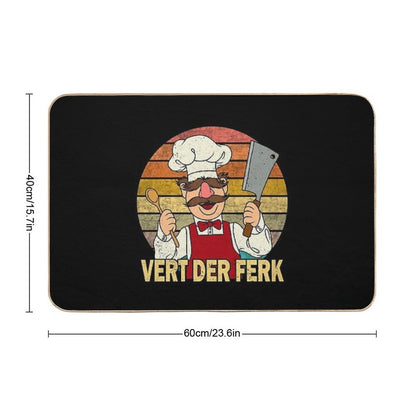 The Muppet Kitchen Swedish Chef  Dirt-Trapping Bath Mat