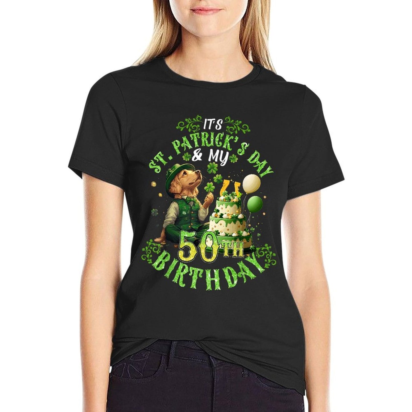 50 Years Old Lucky St. Patrick’s Day It's My 50th Birthday Comfortable T-Shirt