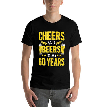 Cheers And Beers to My 60 Years 60th Birthday Gift  Versatile T-Shirt