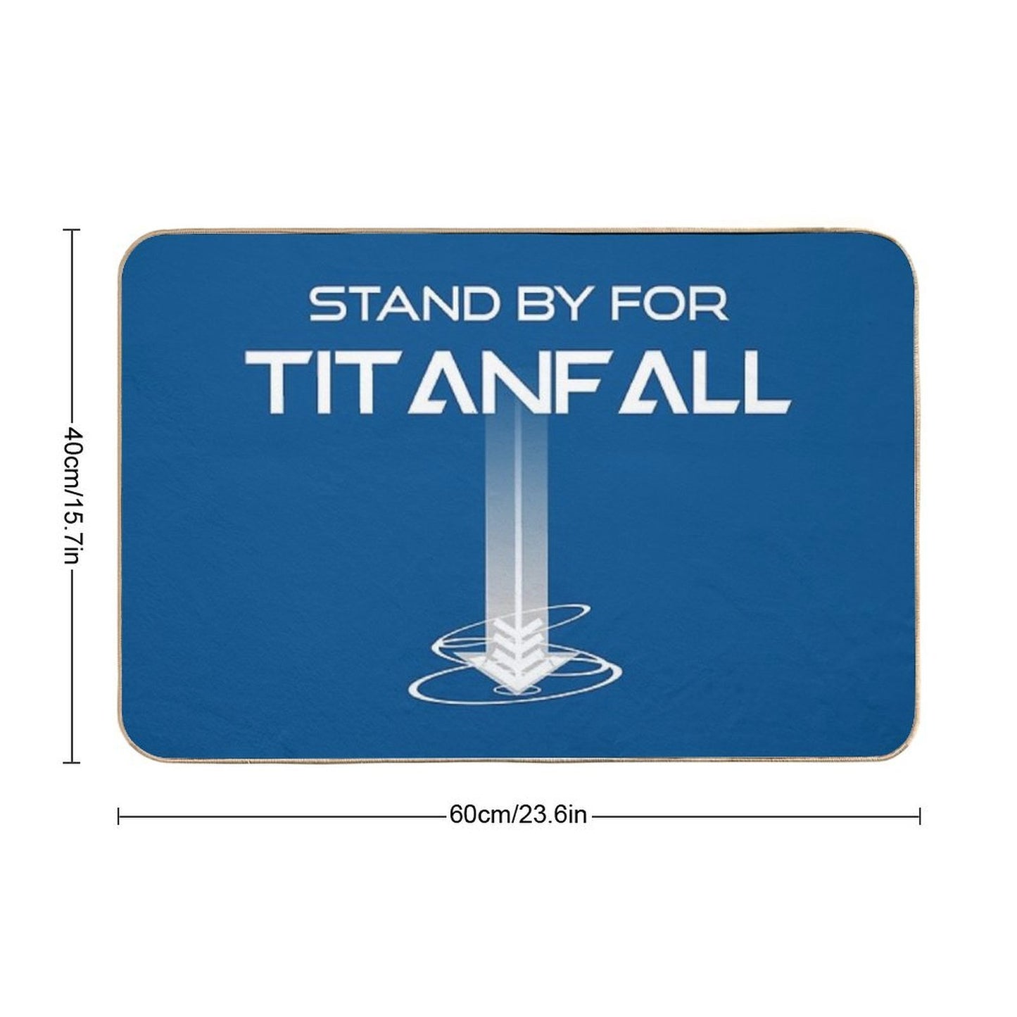 Stand by for Titanfall - Titanfall (White Words)  Long-Lasting Bath Mat