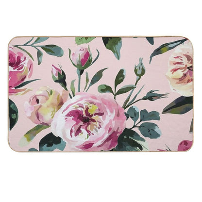 Graceful Watercolor Blossoms - Beautiful Nature Art  Anti-Trip Bath Mat