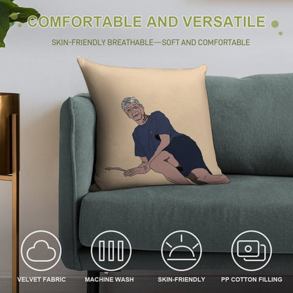 Arsene Wenger Vibin ' Soft High-Density Material Throw Pillow