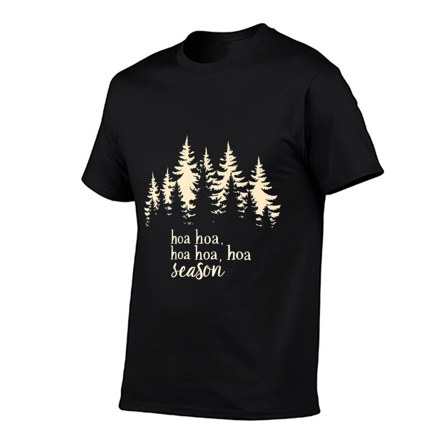 Hoa Hoa Hoa Hoa Hoa Cozy Season Twilight Lover Pine Forest Premium  Summer-ready Fabric T-Shirt