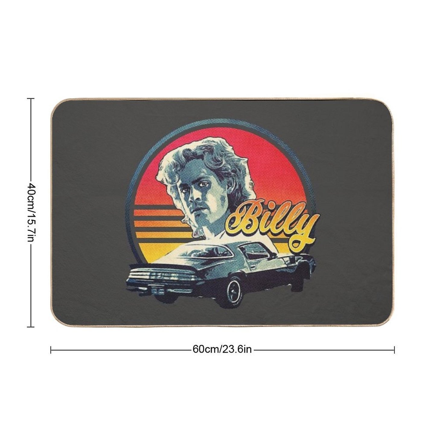 Stranger Things Billy  Repositionable Bath Mat