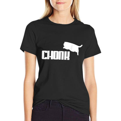 Chonk Cat Meme Funny  Quick-drying T-Shirt