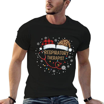 Christmas Respiratory Therapist Xmas RT Stethoscope Women  Moisture-wicking T-Shirt