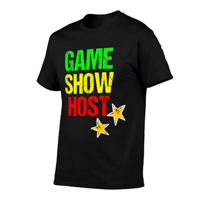 Game Show Host Board Game  Rolled Sleeves T-Shirt