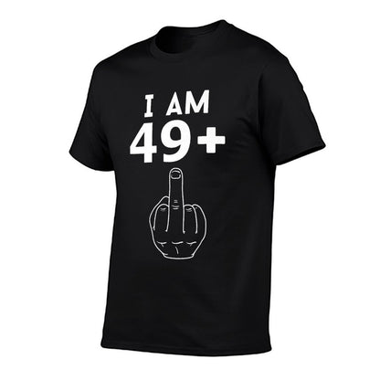 I Am 49 + 1 Funny 50th Birthday 50 Year Old Bday Men Women Premium  Easy-care T-Shirt