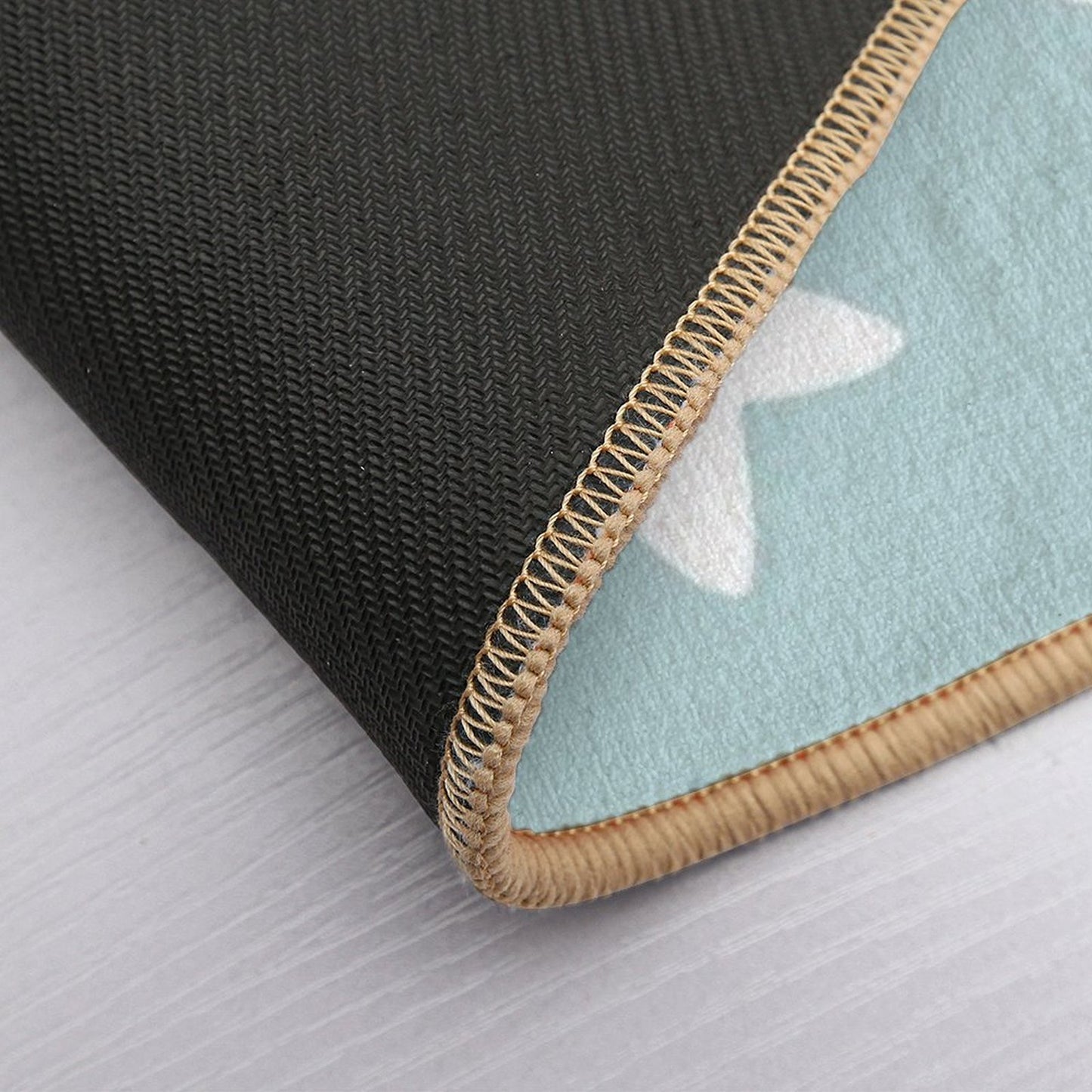 Twinkle Blue  Easy Maintenance Bath Mat