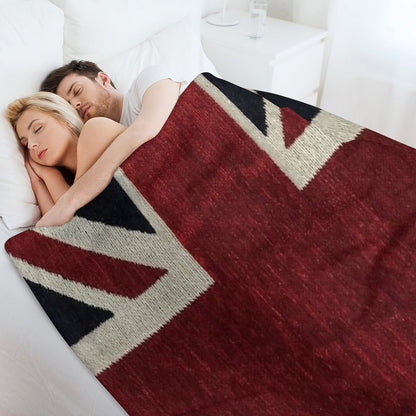 Uk Flag Wrinkle-free Throw Blanket