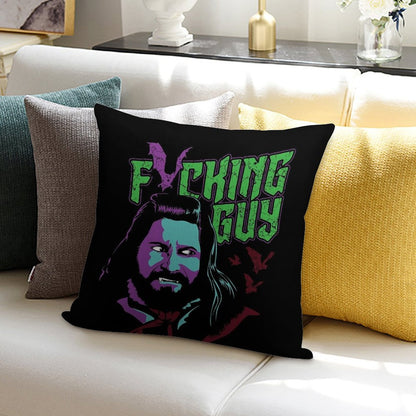 Fricking Guy Soft Shrink-Resistant Throw Pillow