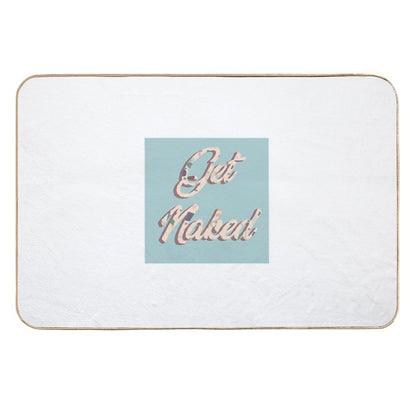 Get Naked Bathroom Wall Art  Versatile Bath Mat