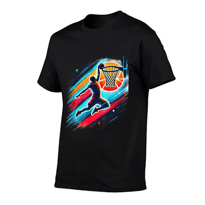 Cool Boys Basketballs Men Kids Boys 10-12 12-14 Gifts  Summer-ready Fabric T-Shirt