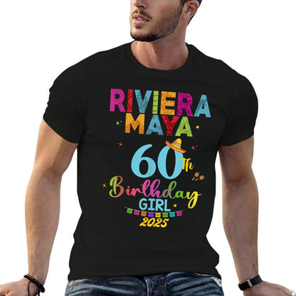 Riviera Maya 50th Birthday Trip Cancun Vacay Mexico Group  Relaxed-fit T-Shirt