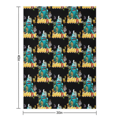 Bugsnax Plush Throw Blanket