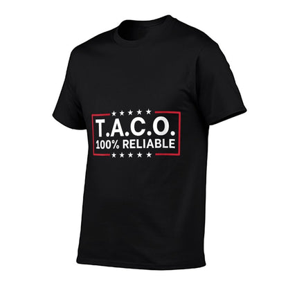 Womens Funny Taco Trump Always Chickens Out  Lightweight T-Shirt