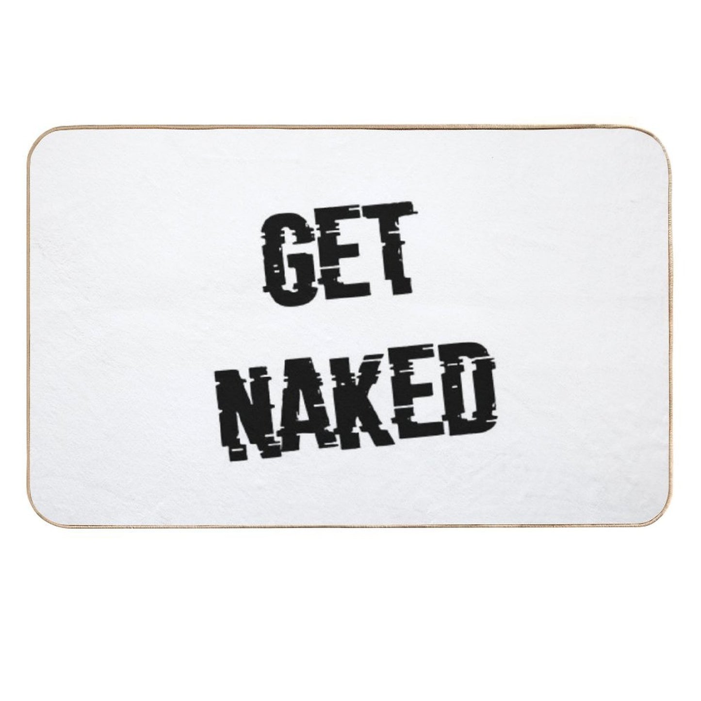 Get Naked  Easy To Clean Bath Mat