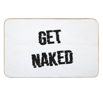 Get Naked  Easy To Clean Bath Mat