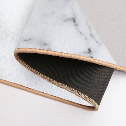 Get Naked Bathroom And Bedroom Quote, Blush Pink, Rose Gold, Marble  Non-Slip Bath Mat