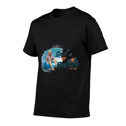 Retro Gulf Of USA America 2025 American Flag Gulf Mexico Wrinkle-resistant T-Shirt