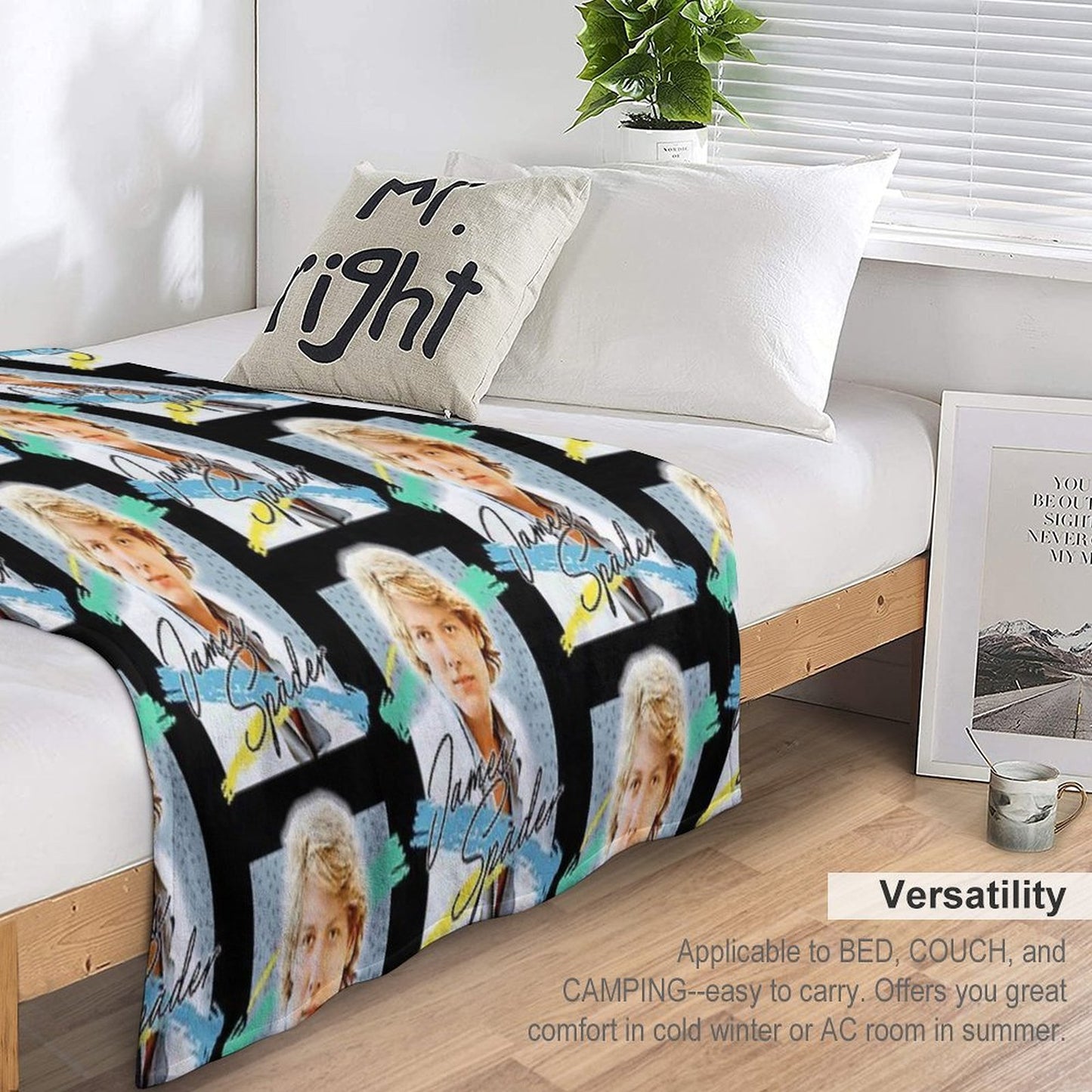 James Spader Eco-conscious Throw Blanket