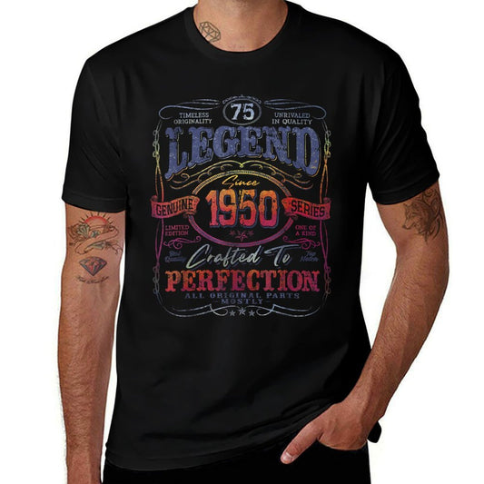 Vintage 1950 Limited Edition 75 Year Old 75th Birthday Comfortable T-Shirt
