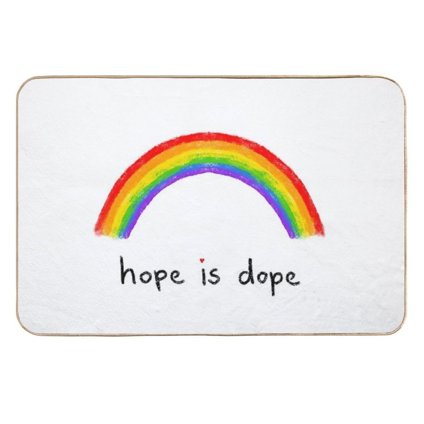 Hope Is Dope  Rapid-Drying Bath Mat