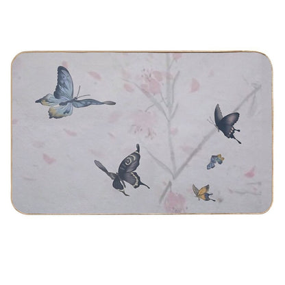 Lovers of The Red Sky Butterfly Fanart  Multi-Purpose Bath Mat