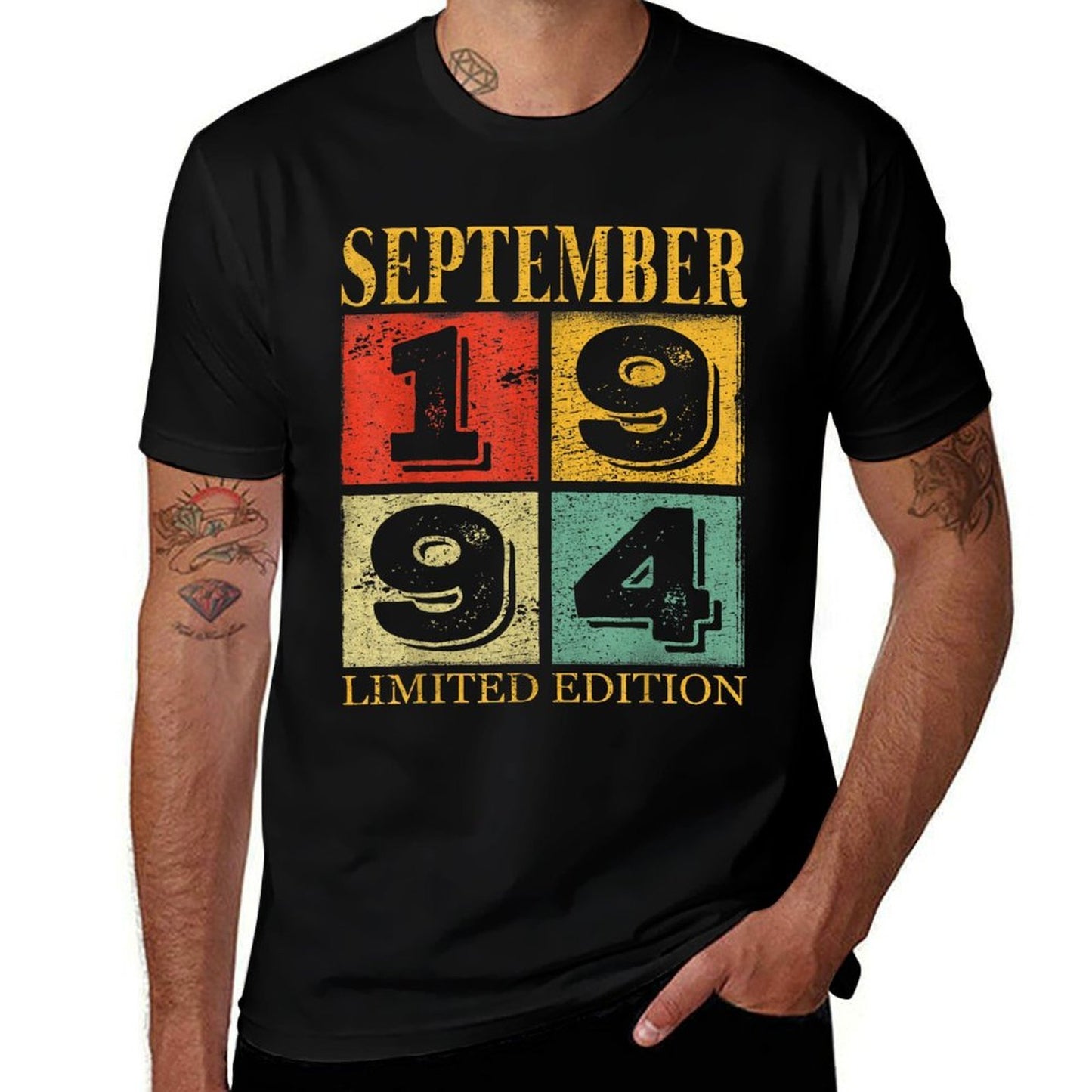 30 Years Old Awesome Since September 1994 30th Birthday  Relaxed-fit T-Shirt