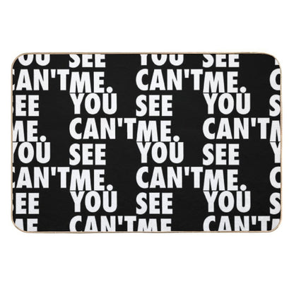 You Can't See Me The Invisible Man's Stealthy Illusion of Hidden Camouflage in A World of Mystery And Sarcasm  Toxin-Free Bath Mat