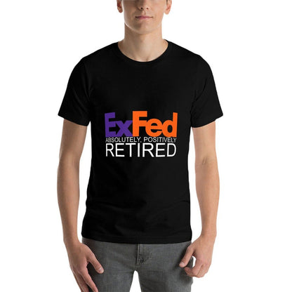 Funny Co-Worker Gift Federal EX FED Happy Retirement Party  Vintage-inspired T-Shirt