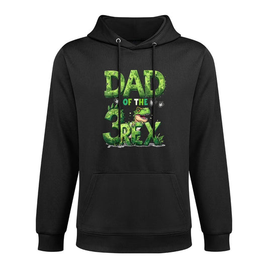 Dad of The Three Rex Birthday Boy Dinosaur Family Matching Unisex Design Hoodie