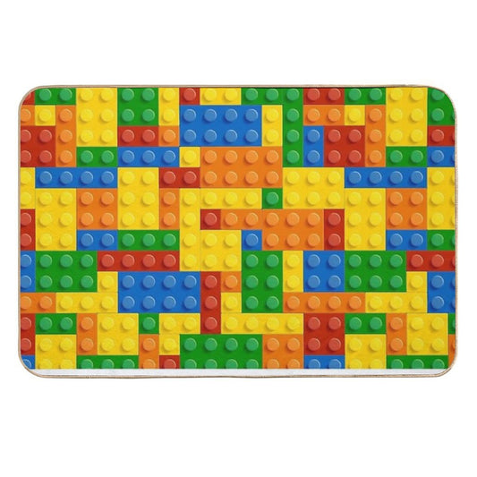 Children's Blocks - PATT0001  Fade-Resistant Bath Mat