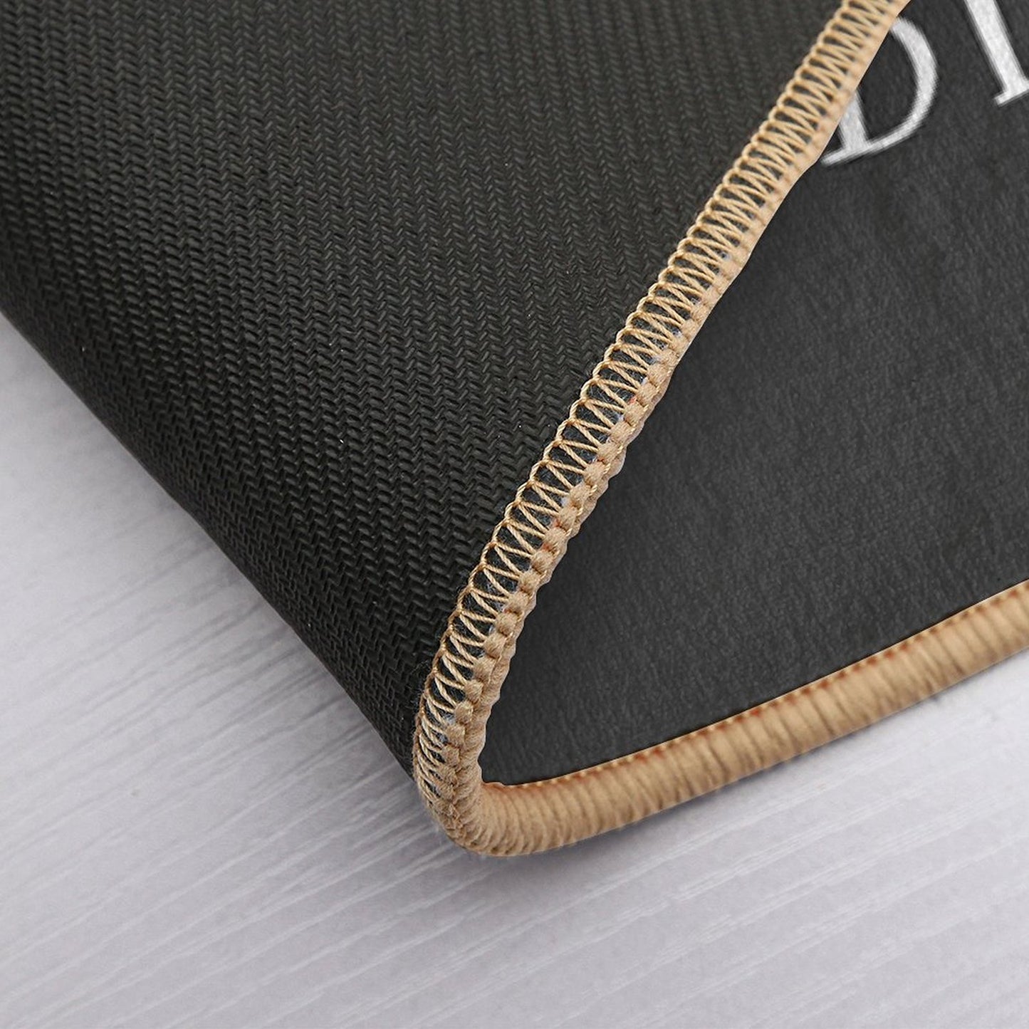 Prose Before Bros - White on Grey - Book Nerd Gift  Eco-Friendly Bath Mat