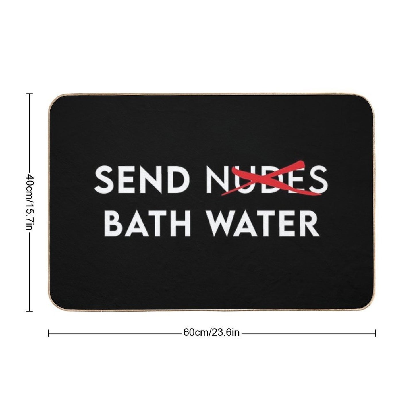 Belle Delphine Bath Water Meme  Pet-Safe Bath Mat
