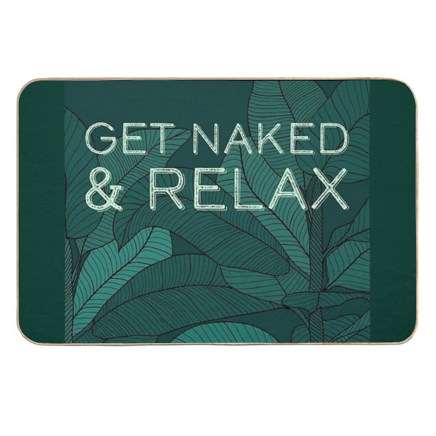 Get Naked & Relax  Rapid-Drying Bath Mat