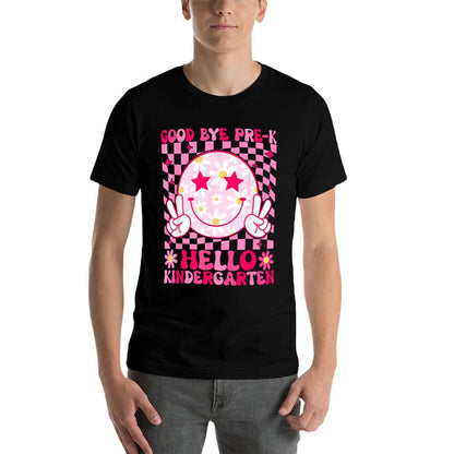 Goodbye PreK Hello Kindergarten Last Day of Pre K Graduation  Tagless Design T-Shirt