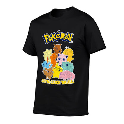 Pokémon Group Shot Gotta Catch 'Em All Cute Poster  Relaxed-fit T-Shirt