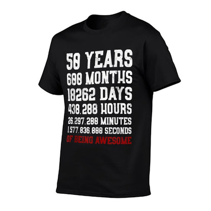 50 Years of Being Awesome 50th Birthday Party  Classic T-Shirt