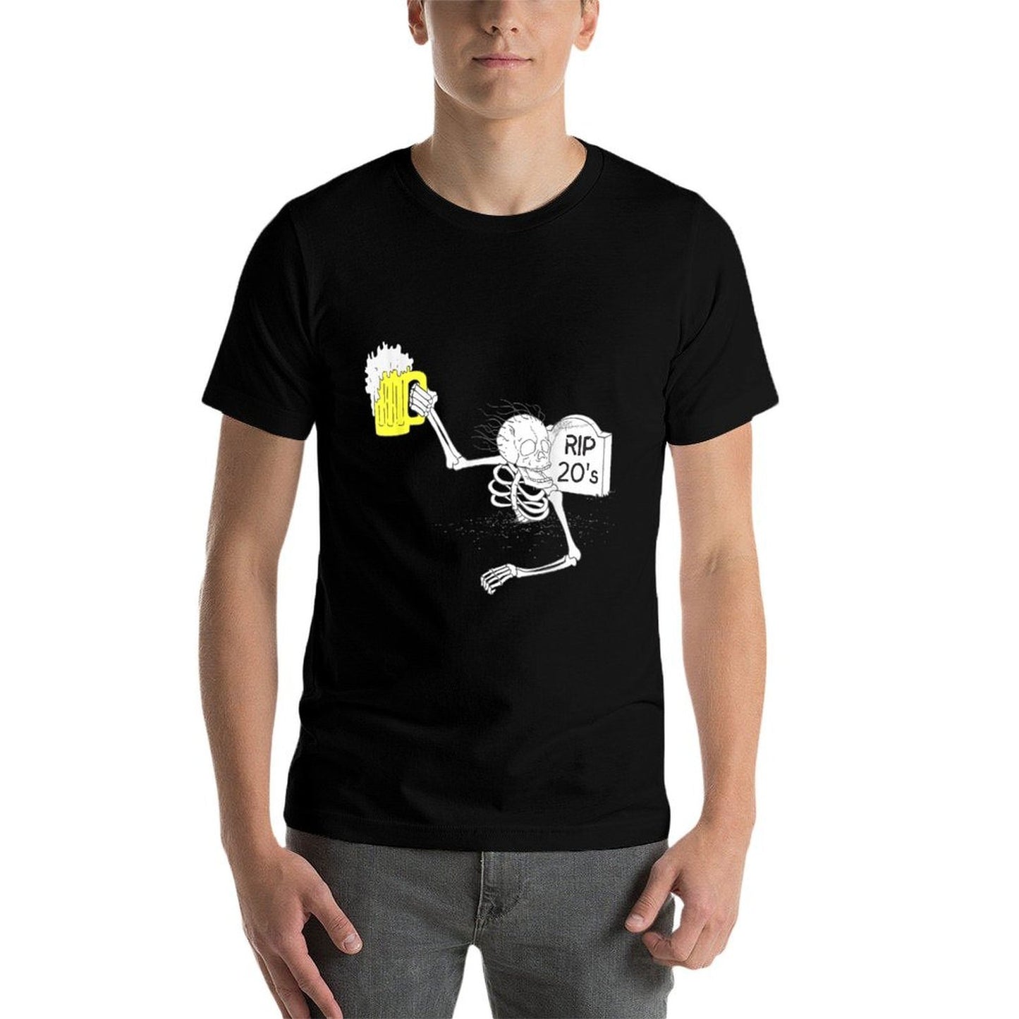 Funny 30th Birthday  R.I.P. 20's Tombstone  Trendy Pattern T-Shirt