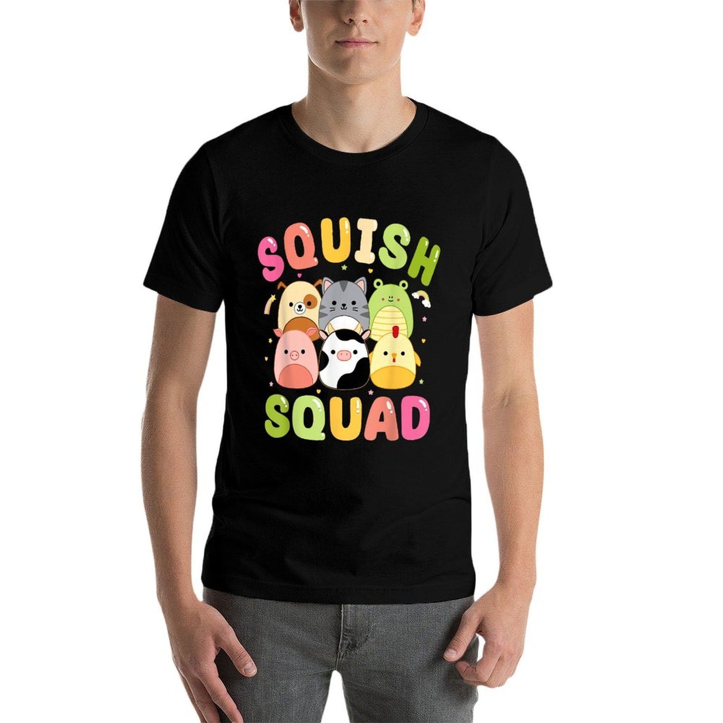 Squish Squad Girls Kids Toddlers Cute Birthday  Odor-resistant T-Shirt