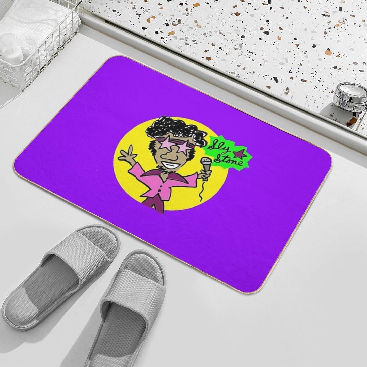 Sly Stone  Rapid-Drying Bath Mat