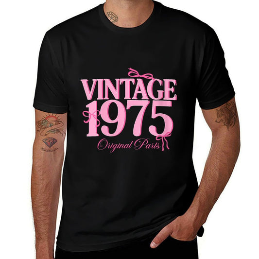 Womens 50 Year Birthday Decorations Women 50yr 1975 50th Birthday Comfortable T-Shirt
