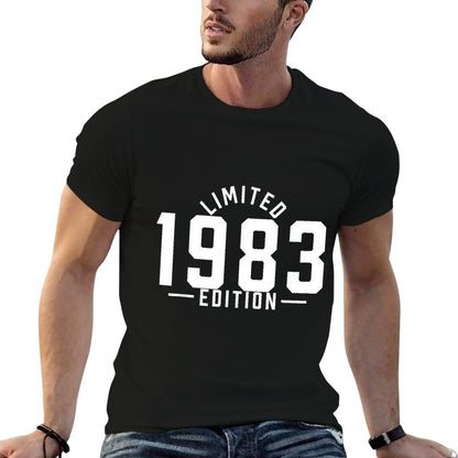 Limited 1983 Edition - 40th Birthday Gifts for Women  Rolled Sleeves T-Shirt