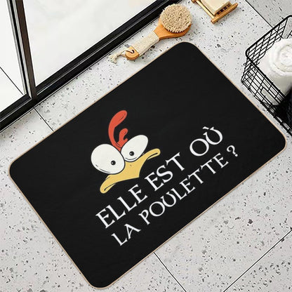 Kaamelott - Where's The Chick  Dirt-Trapping Bath Mat