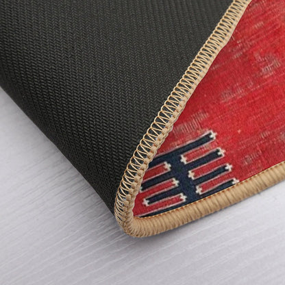 Yüncü Balikesir Northwest Anatolian Kilim Print  Slip-Resistant Bath Mat