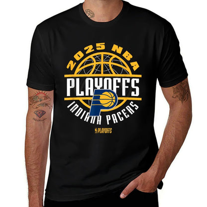NBA Official Indiana Pacers 2025 Playoffs Game Time  Odor-resistant T-Shirt