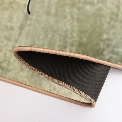 Get Naked Sign in Shabby Olive Green  Absorbent Bath Mat